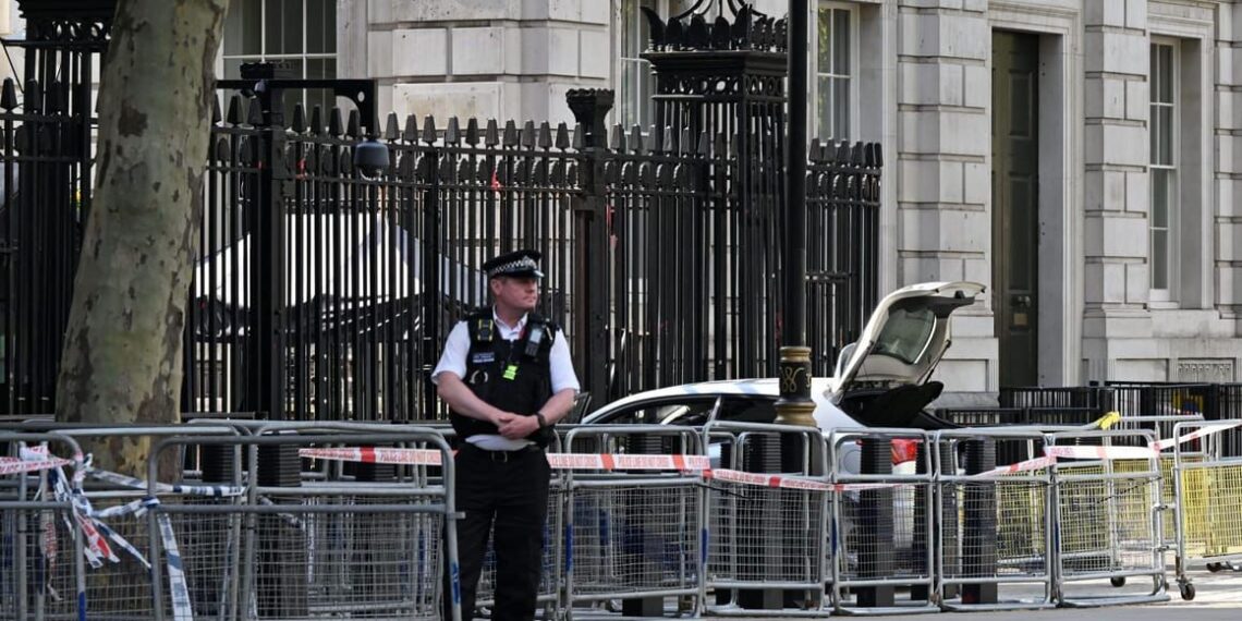 Suspect Apprehended After Car Rams into Downing Street Gates