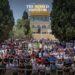 50 Thousand Palestinians Perform Friday Prayer at Al-Aqsa Mosque