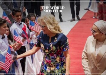 Jill Biden Arrives in Cairo