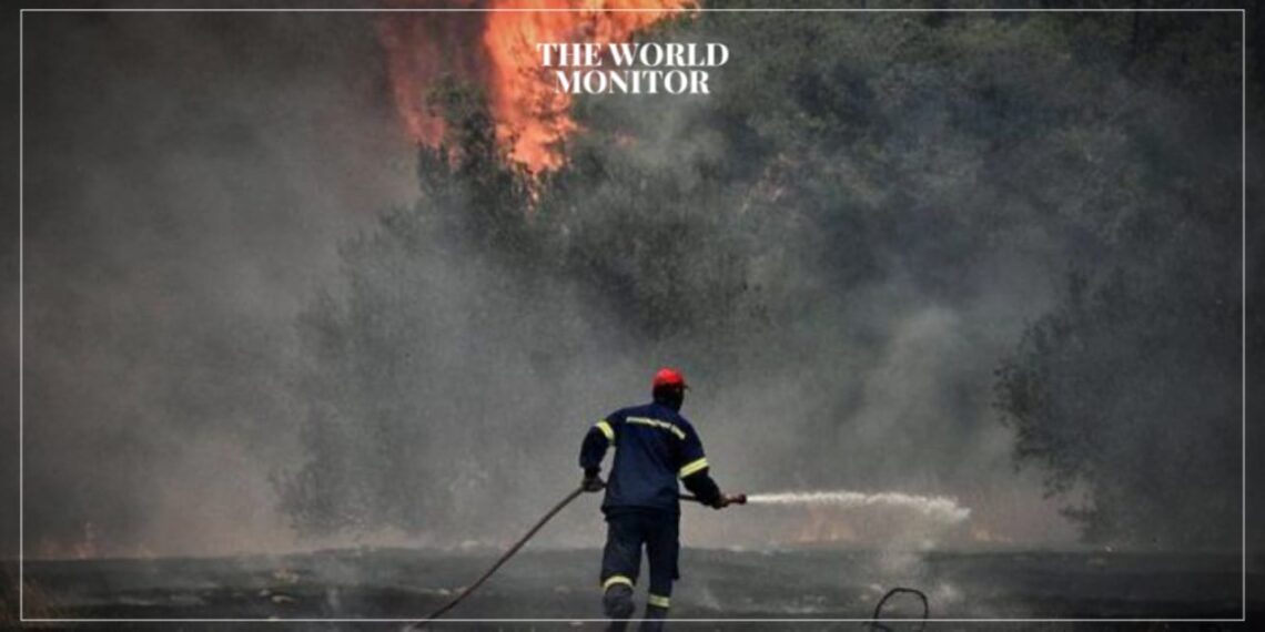 Wildfires Cause Mass Evacuations in Greek Islands