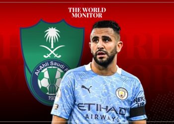 Manchester City's winger, Riyad Mahrez