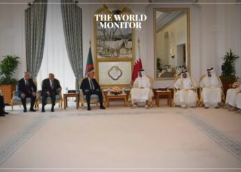 Algerian President & Emir of Qatar Hold Talks in Doha
