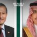 Saudi Arabian Foreign Minister Prince Faisal bin Farhan bin Abdullah held a telephonic conversation with Singapore's Foreign Minister, Vivian Balakrishnan