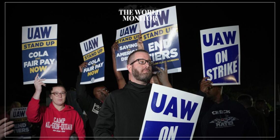 US Auto Workers Protest Against Top 3 Automakers