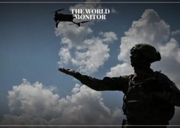 Ukrainian Drone Targets Russian Administrative Building