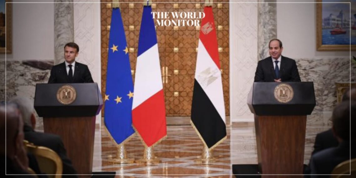 Sisi & Macron Discuss Crisis in Gaza