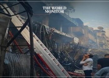 Fire Engulfs Historical Market in Cairo