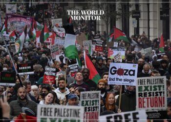 Tens of Thousands Turn Out in London for Pro-Palestine Rally
