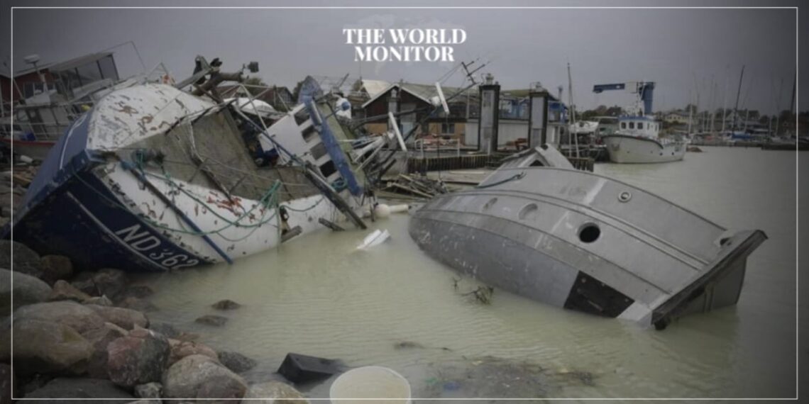 Storm “Babet” Causes Flooding & Power Outages in North Europe