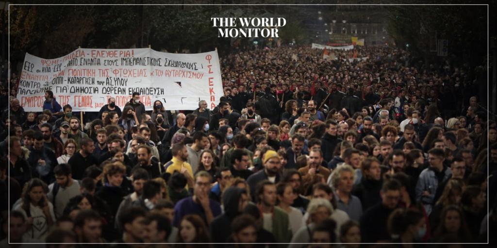 Mass Protests in Support of Palestine in Greece