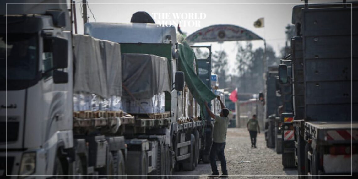 70 Aid Trucks Arrive in Gaza