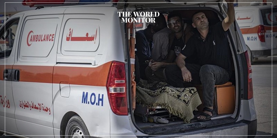 Injured Palestinians Arrive in Egypt