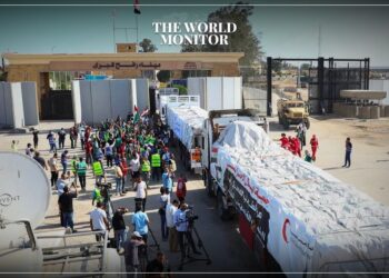 40 Aid Trucks Enter Palestinian Rafah with Relief Supplies