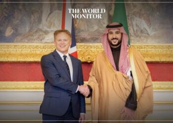 UK Defense Minister Grant Shapps hosted Saudi Defense Minister Prince Khalid bin Salman bin Abdulaziz at Lancaster House in London
