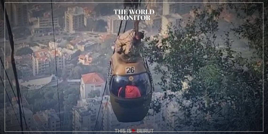 Lebanon Rescues 40 People Trapped in Cable Car