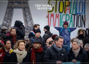 Thousands of French People Protest Against Immigration Law