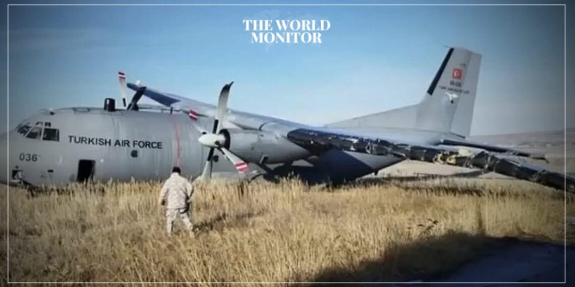Turkish Air Force Plane Makes Emergency Landing