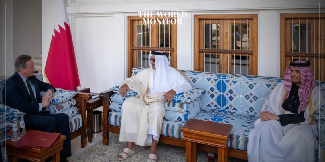 Qatar & UK Discuss Ways to Reach Ceasefire in Gaza