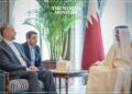 Emir of Qatar, Sheikh Tamim bin Hamad Al Thani, held discussions with Iranian Foreign Minister Hossein Amir Abdollahian in Doha