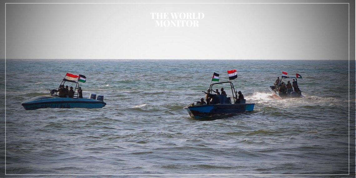 Houthi Drone Targtes Cargo Tanker in Red Sea