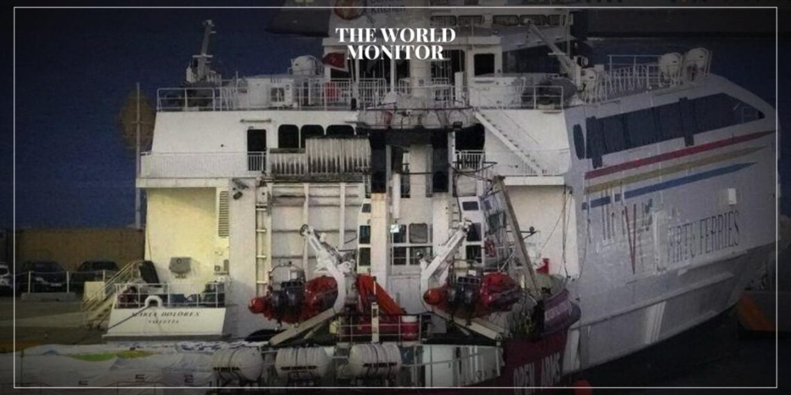 1st Aid Ship to Gaza Leaves Cyprus Port