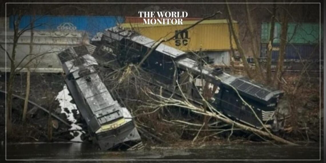 Train Derails into River in Pennsylvania