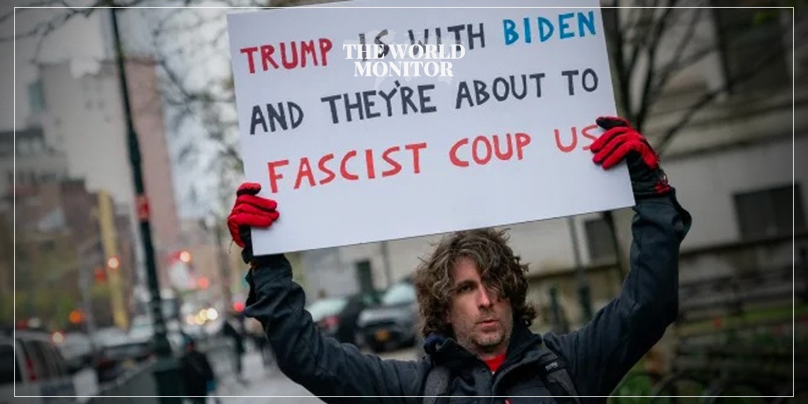 Demonstrator Burns Himself Near Trump Trial Courthouse