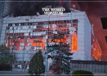 Russian Attacks Destroy Power Plant in Ukraine