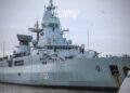 German Warship Departs Red Sea