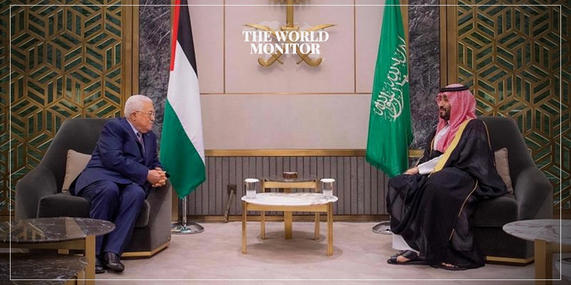Saudi Crown Prince Holds Talks with Palestinian President