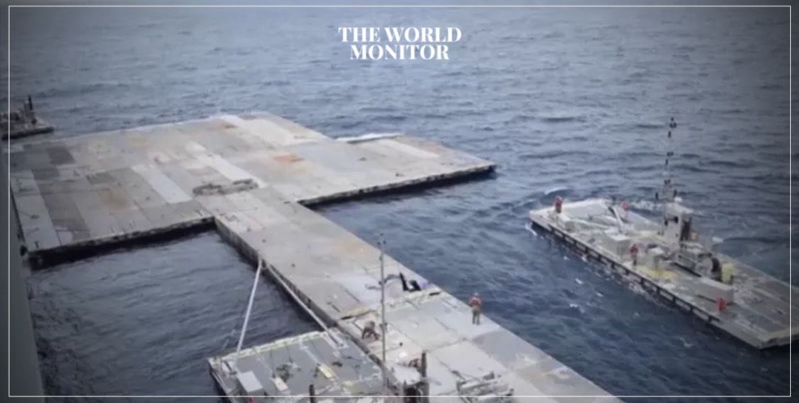 US Floating Dock in Gaza Suffers Damage