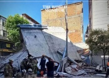 1 Dead & 8 Injured After Building Collapses in Turkey