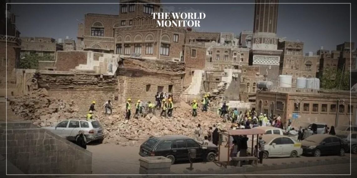 3 Killed & 1 Injured as Historic Mosque Collapses in Yemen
