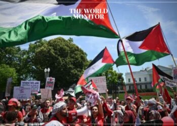 Thousands Gather Outside White House to Protest War in Gaza