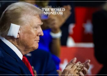 First appearance of Donald Trump after Assassination