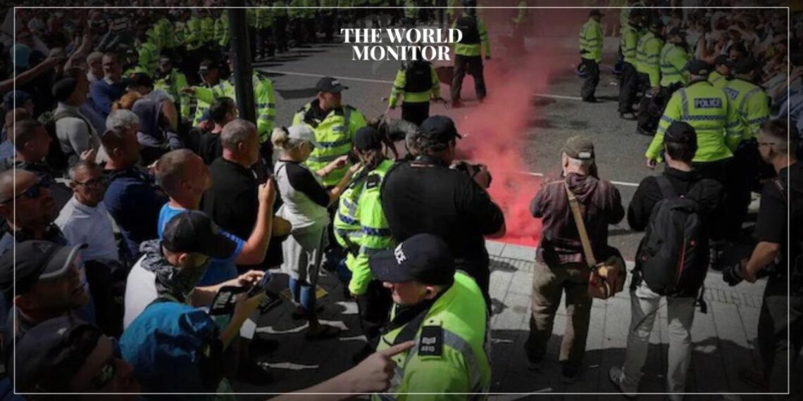 Dozens of Police Officers Injured in UK Riots