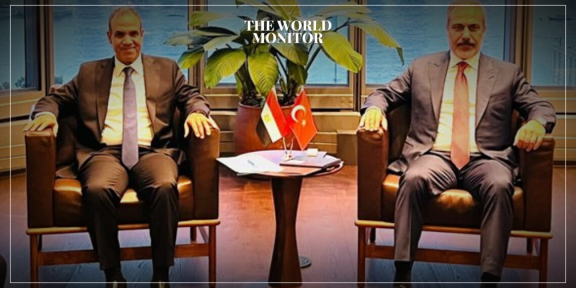 In a significant diplomatic meeting on the sidelines of the 79th session of the United Nations General Assembly in New York, Egyptian Deputy Foreign Minister Badr Abdelaty held talks with Turkish Foreign Minister Hakan Fidan on September 26th.