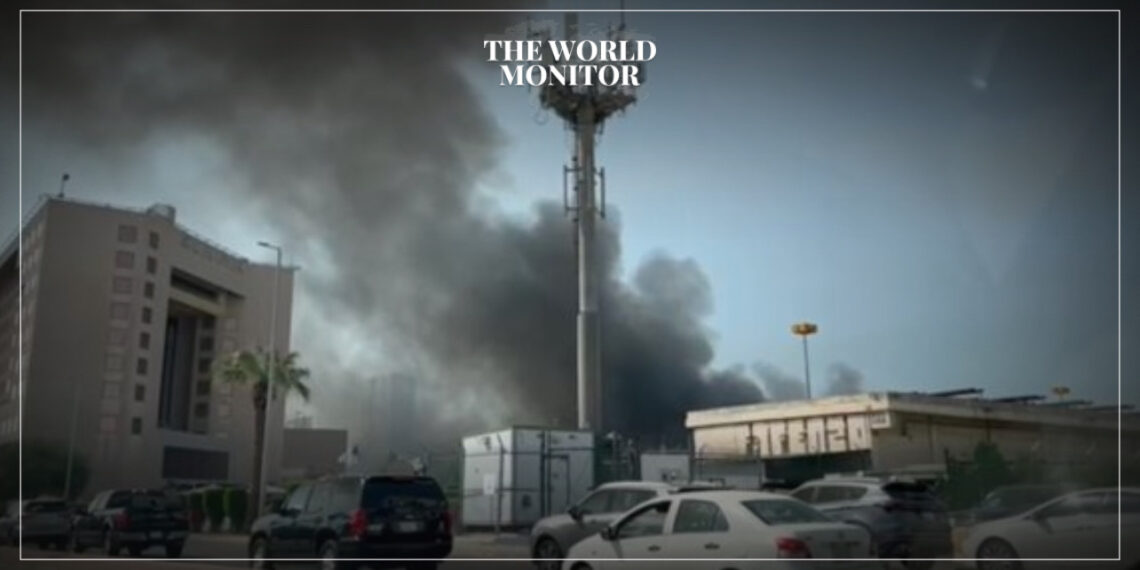 Fire Erupts at Jeddah International Market